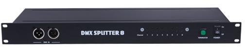 DMX&nbsp;IN4/OUT8&nbsp;Splitter&nbsp;DMX&nbsp;Splitter&nbsp;8-1U