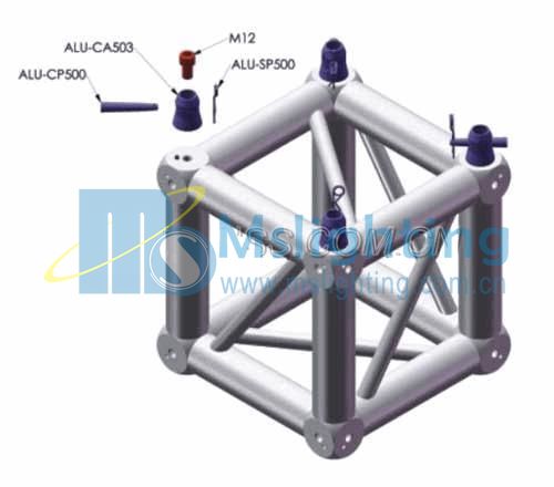 30x30cm  Hexahedral Pedestal