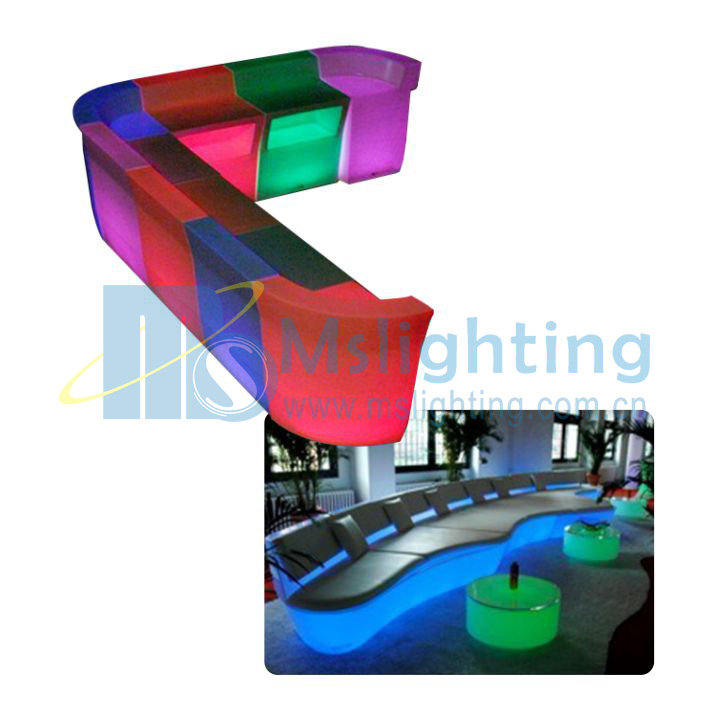 LED&nbsp;Snake-Shaped&nbsp;Stool